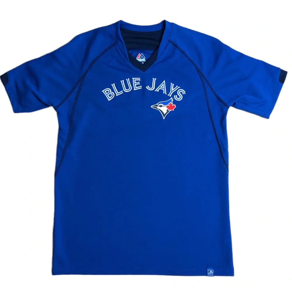 MAJESTIC MLB Toronto Blue Jays Youth Top Size XL